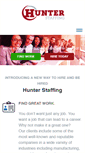 Mobile Screenshot of hunterstaffing.com